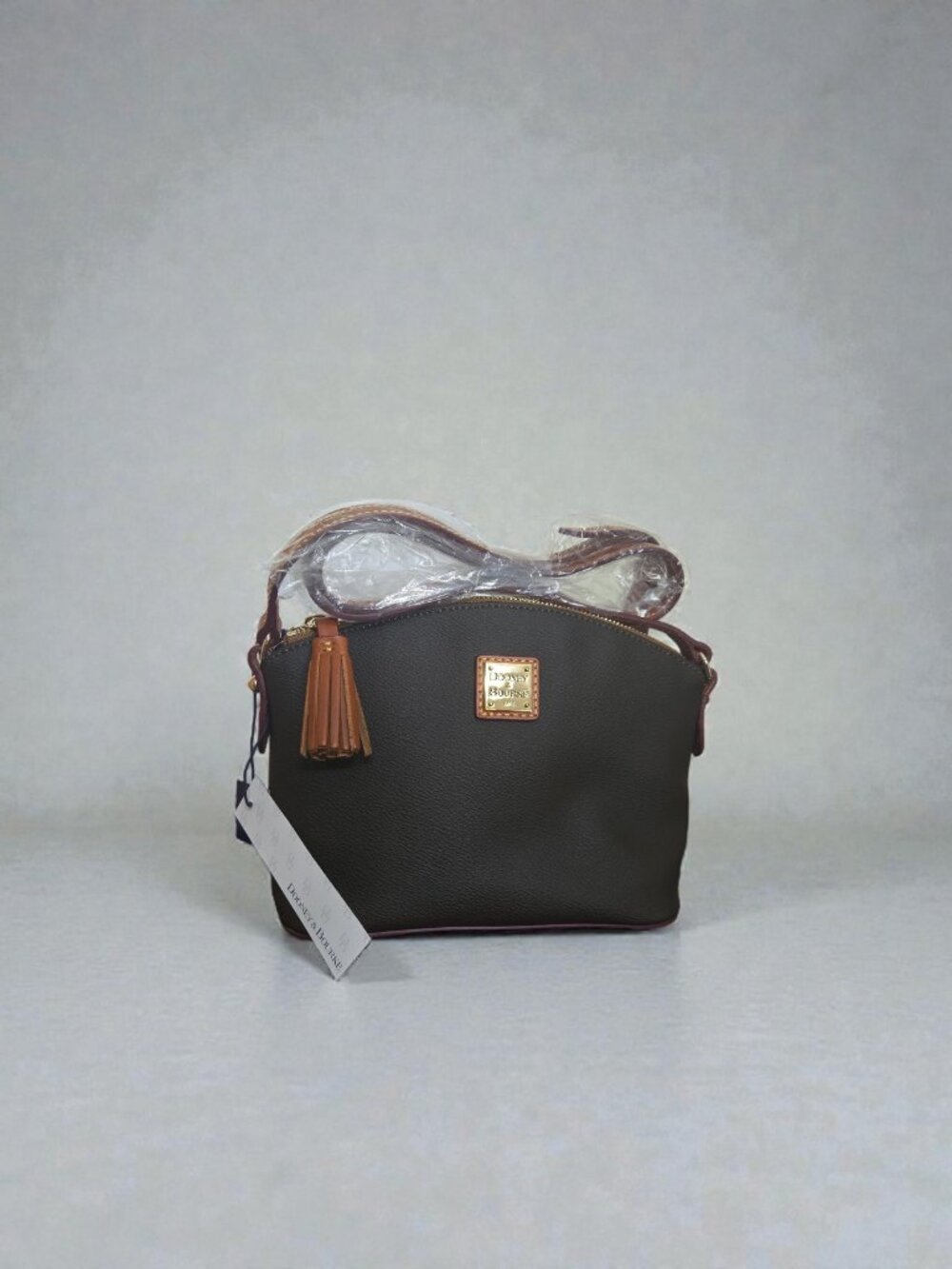 Pebble Grain Penny Crossbody NWT - Brown Tmoro